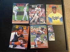Vintage Los Angeles Dodgers Card/magazine Lot