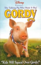 Gordy VHS 1995 Walt Disney Family Film Rare OOP Clamshell Former Rental