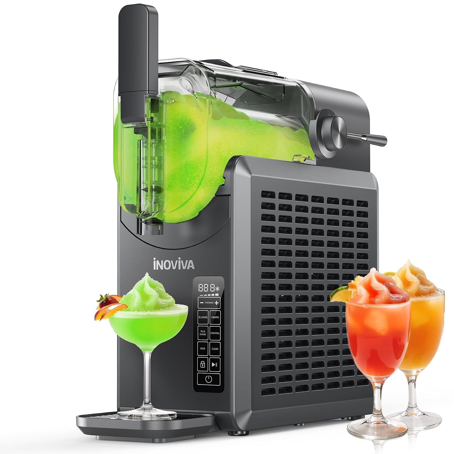 Slushie Machine 72 oz Professional Drink Slushy Machine FlashChill Technology