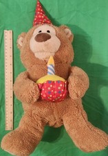 Happy Birthday Bear Singing Stuffed Animal Plushie
