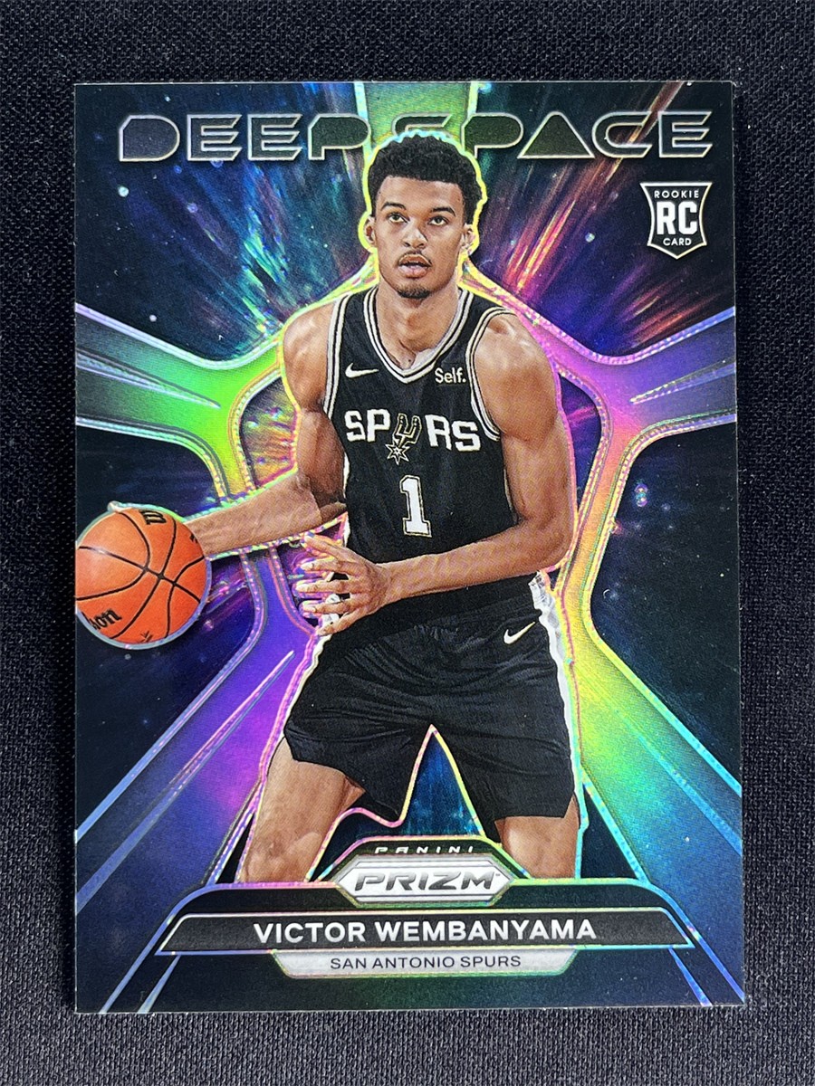 2023-24 Panini Prizm Victor Wembanyama #1 Silver Deep Space Rookie RC &11181