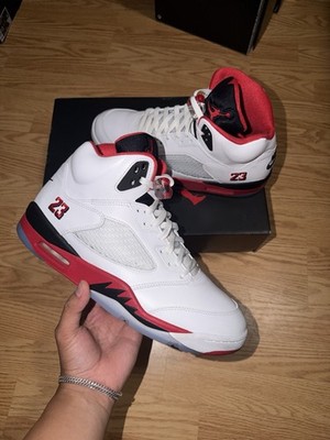 Jordan 5 Retro OG Fire Red Black Tongue 2025 Super Clean 12.5M (SHIP NEXT DAY)