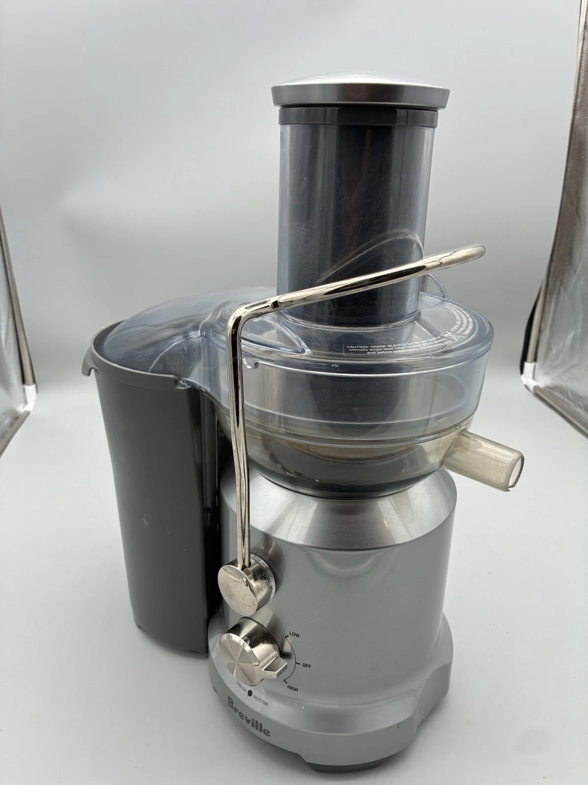 Breville Juice Fountain Cold Centrifugal Juicer, 70 Oz - Silver BJE430 SILUSC