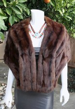 Real Kolinsky Sable Family Fur Stole Wrap Shrug Shawl Wedding Bridal Party
