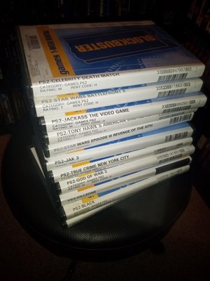 11 Classic Blockbuster PS2 Rentals PlayStation 2 OOP HTF RARE