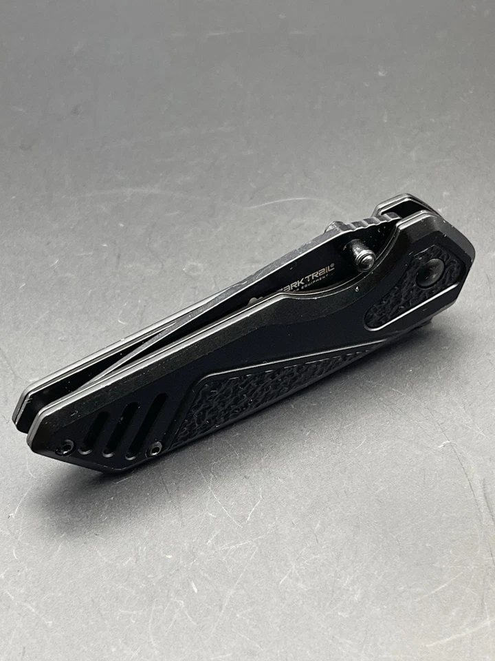 Cuchillo asistido táctico Fury hoja dentada tanto 7,75" negro Foto 3 de 4