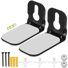 Holders for Rear Surround Sound Speakers Floating Wall Shelf Soundbar