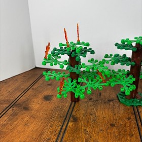 Lego City Fire Plane Rescue Set 4209 W/ Trees Incomplete Parts