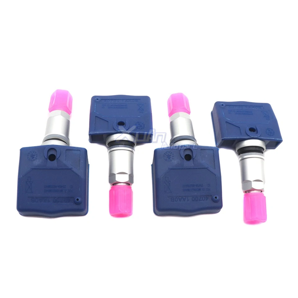Sensor monitor de presión de neumáticos TPMS NUEVO para Nissan Infiniti SET 4 PIEZAS 40700-1AA0B Foto 4 de 4