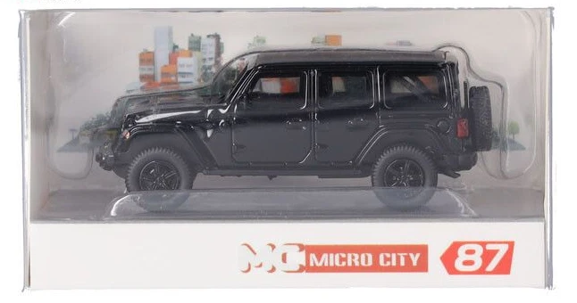 MICRO CITY, JEEP Wrangler 2017 nero, 1/87,  HER87MC000028 - Immagine 3 di 4
