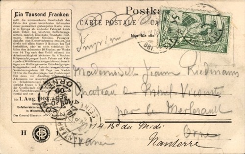 Ak Basel Bâle Stadt Schweiz, Das Münster, von 1900,... - 4811346 - Picture 2 of 2