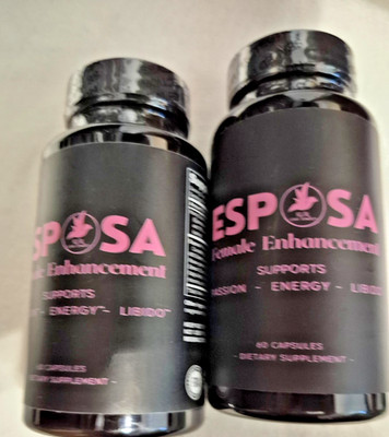 2 bottles Esposa Female Libido BoosterNatural Female Enhancement Pills USA 120ct