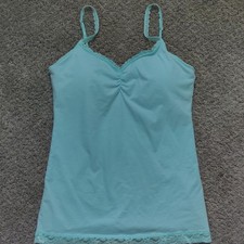 No Boundaries Light Blue Lace Camisole XXL Women Stretch Adjustable Strap Tank