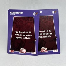 2026 Bo Jackson Battle Arena #PL-66 Maximum Effort - 2 CARD SET - Not Played