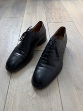 Church's Black Leather Derby Lace Up Shoes Mens UK 8 EU 42 US 9