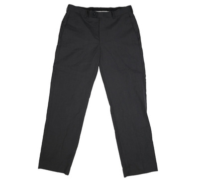 Perry Ellis Portfolio Pants Mens 32x30 Black Dress Slacks Straight Flat Front