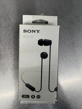 Sony WI-C100 Wireless In ear Bluetooth Headphones - Black - WIC100/B
