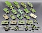 Lot of 23 Dinky Toys Military Vehicles / Cannons Meccano England - Vintage Used