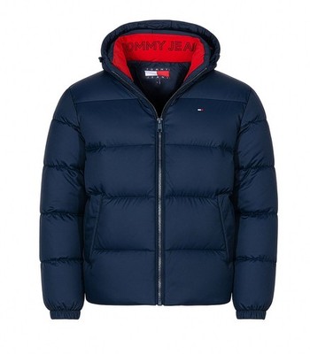 Tommy Jeans Herren Winterjacke Essential Down Daunenjacke Jacke warm gefüttert