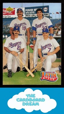 Latin Stars Gonzalez Canseco Palmeiro Rodriguez 1993 Upper Deck #52 Rangers