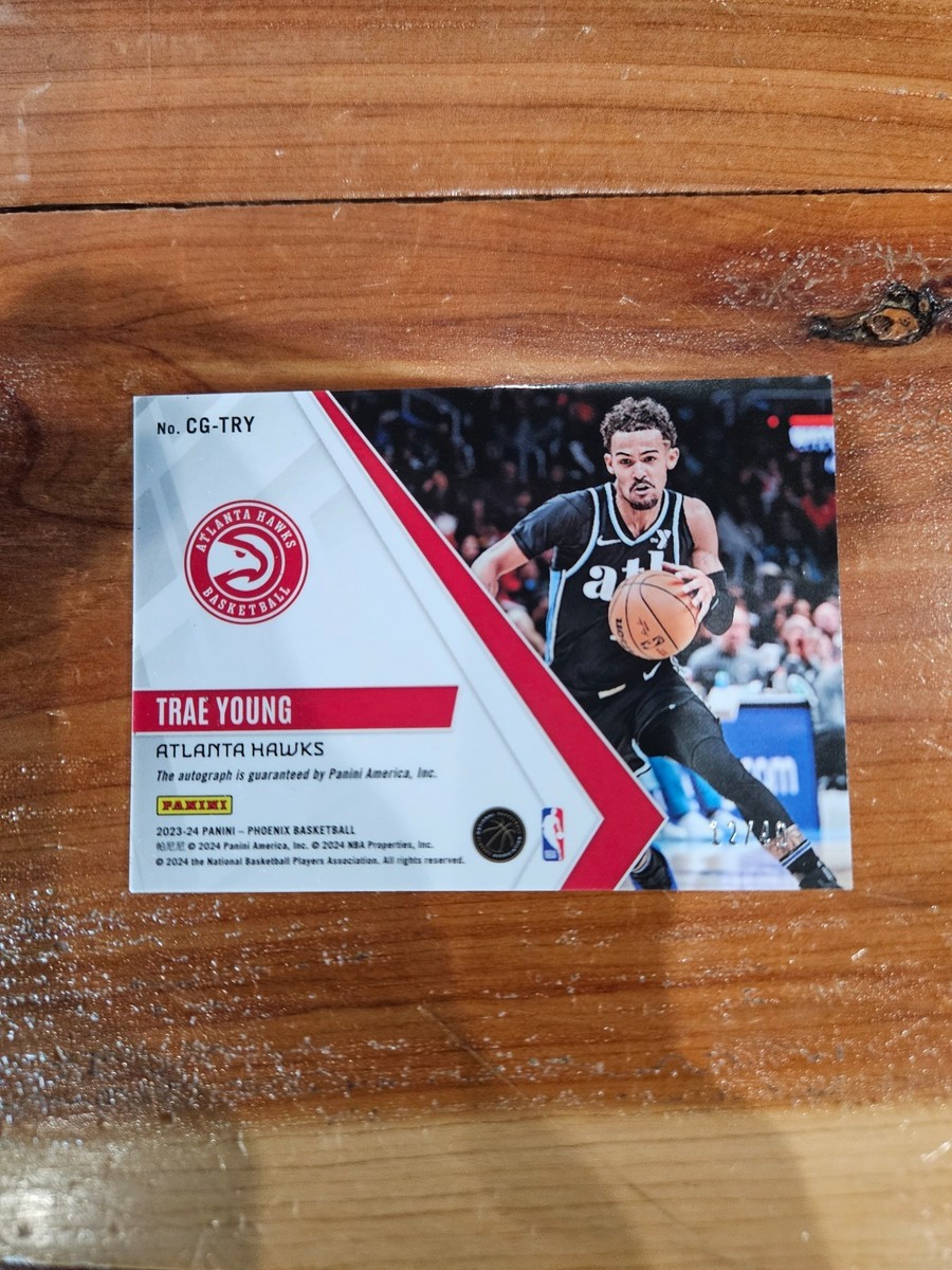 2023-24 Panini Phoenix - Calligraphy Trae Young #CG-TRY /49 (AU 