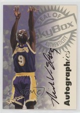 1997-98 Skybox Premium Autographics Nick Van Exel Auto 9c6