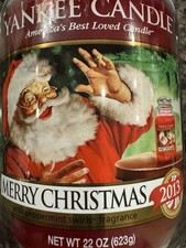 RARE MERRY CHRISTMAS Yankee Candle  2013  Only 3 Other New W/this Label 