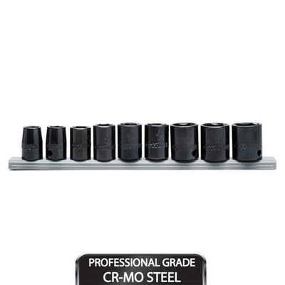 #ad #ad Husky 3 8 in. Drive Standard Metric 6 Point Impact Socket Set 9 Piece $16.95