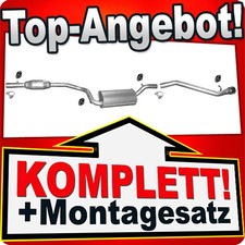 Auspuff für MAZDA 3 I (BK) 2.0 Schrägheck / Stufenheck 150PS Auspuffanlage