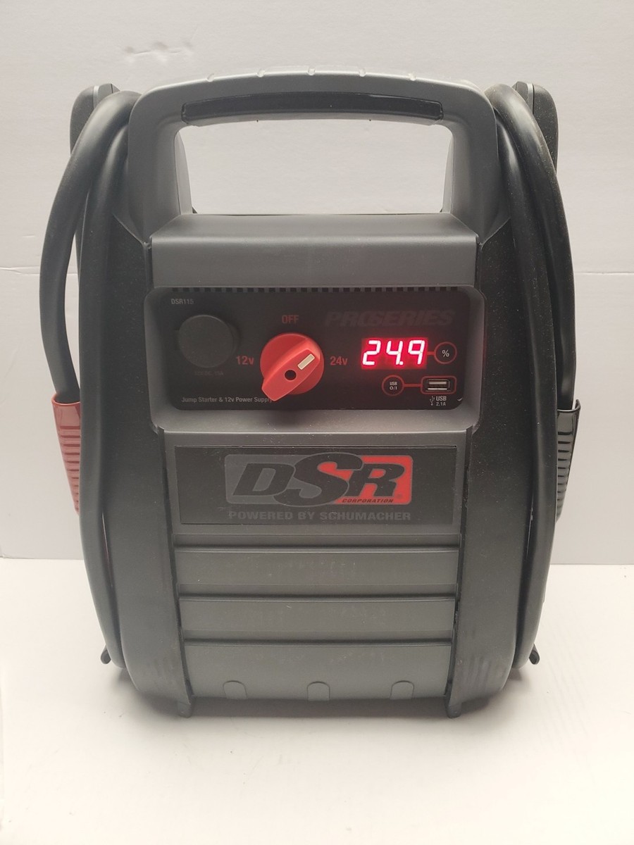 DSR Schumacher DSR115 12/24 Volt Pro Series 4400 Amp Jump Starter
