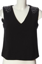 MANGO Blusa senza maniche Donna Camicetta a blusa Taglia IT 40 nero elegante