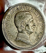 Italy 2 Lira 1914 Grade AEF