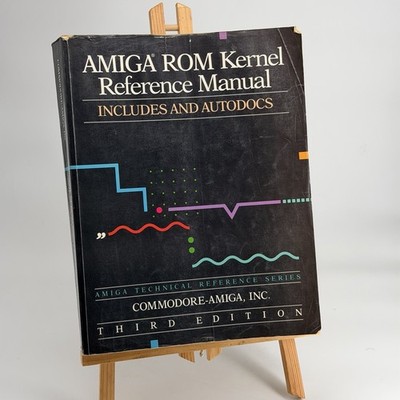 Amiga ROM Kernel Reference Manual 3rd Ed Commodore Amiga Rare