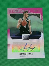 Dzanan Musa 9/25 Autograph Pink Freshman Signatures Status 2018-19 AUTO RC Nets
