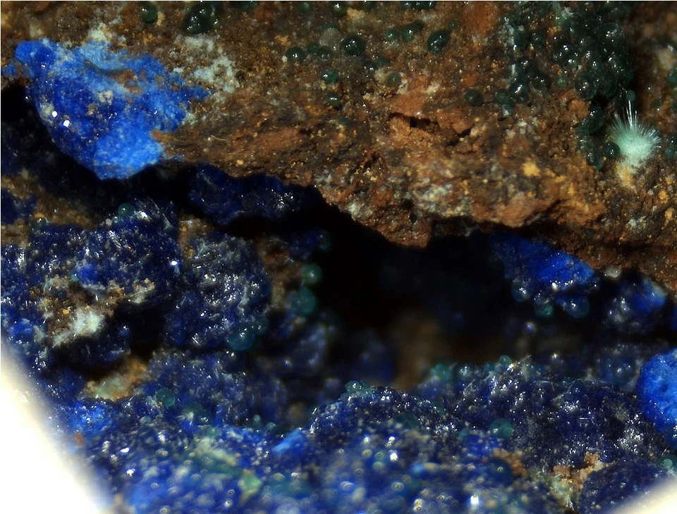 MM - Kugel-Azurit,Adamin xx Christiana LAVRION GRIECHENLAND -SSS+MUSEUMSQUALITÄT - Bild 2 von 4