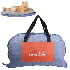 Portable Foldable Dog Bed for Travel Camping and Outdoor Dog Mat with Waterpr...