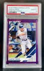 2019 Panini Donruss Optic Aaron Judge #121 Pandora Purple /99 PSA 10 Gem Mint