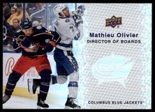 2023-24 Upper Deck Director of Boards Mathieu Olivier #DB6