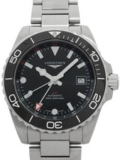 OROLOGIO LONGINES HYDROCONQUEST GMT L3.790.4.56.6 AUTOMATICO DATA QUADRANTE NERO UOMO