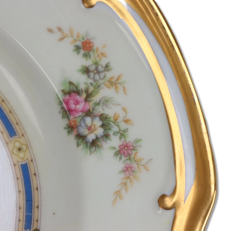 Plato grande ovalado Noritake Sedalia 80553 16" antiguo circa 1933 Foto 2 de 3