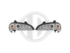 Designscheinwerfer Klarglas/Chrom für Opel Tigra 1994-2000
