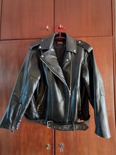 Zara oversized Lederjacke