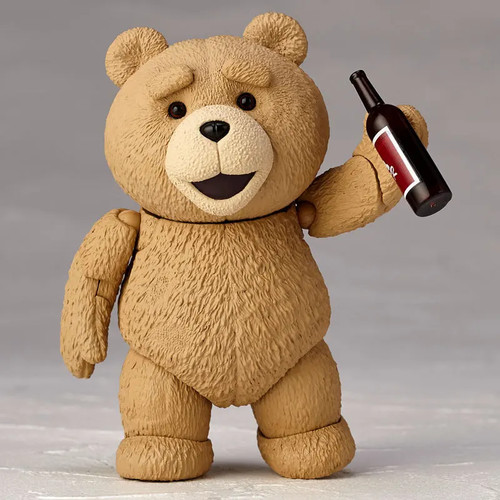 Película TED 2 10 cm Oso de Peluche Ted En Caja Articulado BJD Figura Modelo Juguetes - Imagen 12 de 23