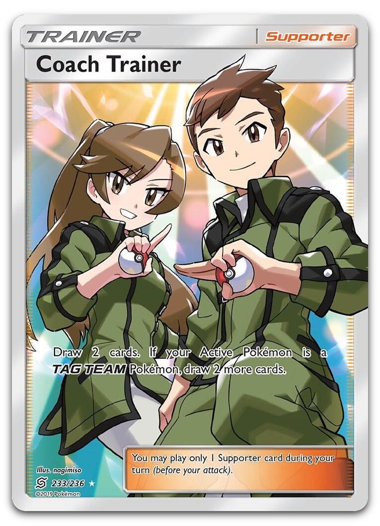Coach Trainer (Full Art) #233/236 (Holo) (NM) SM - Unified Minds SM11 Pokemon