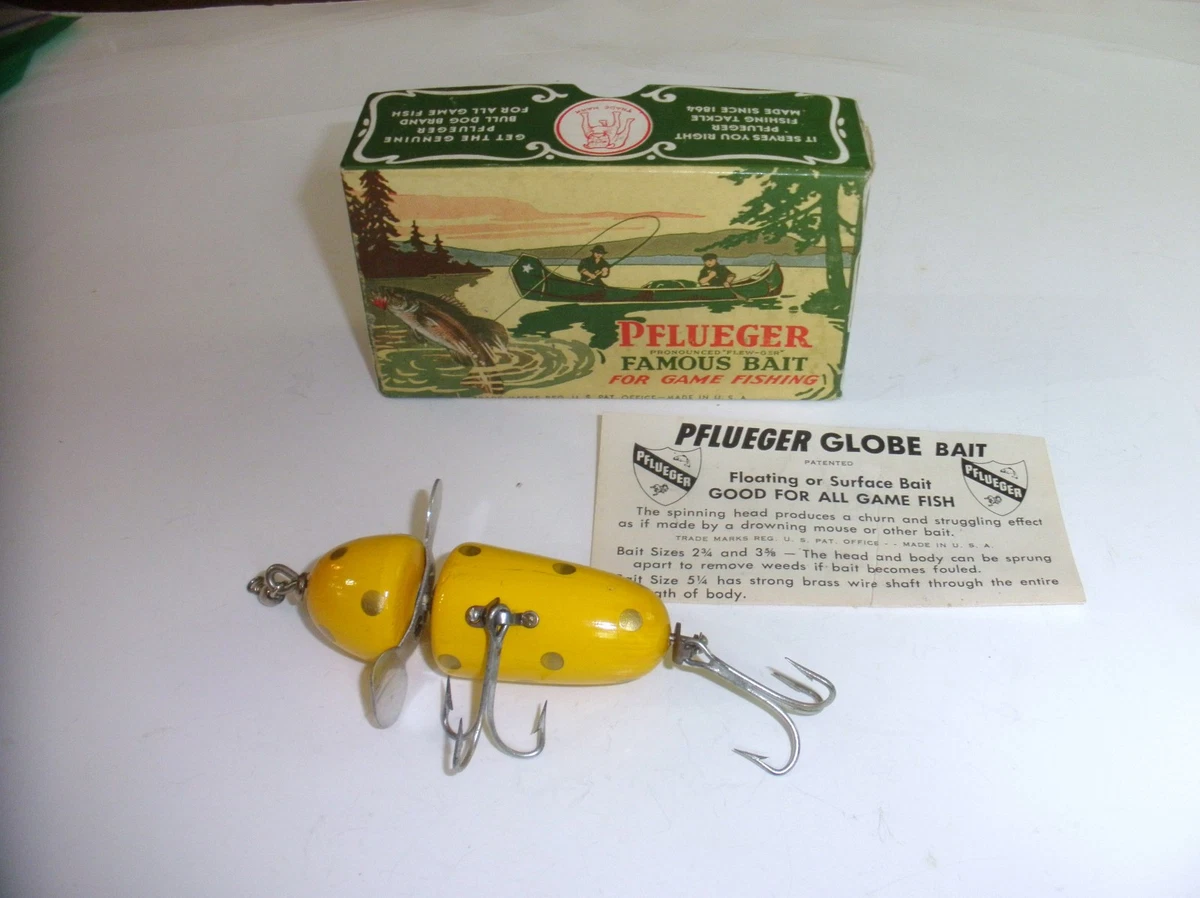 PFLUEGER オールド トップウォーター ロッド フルーガー　8-458 Pflüger Vintage Fishing Lures with Original Box for sale | eBay