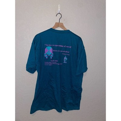 Vintage Montana State Shirt MAP Expect Things of Yourself Green Tee VTG 1998 XL