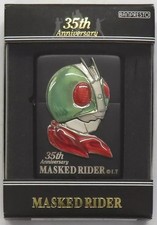 Kamen Rider 35th Face ZIPPO Lighter Used Collectible