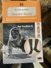 MRAWARM 5v 6000mah Rechargeable Heated Socks For Camping Hunting Fishing Skiing