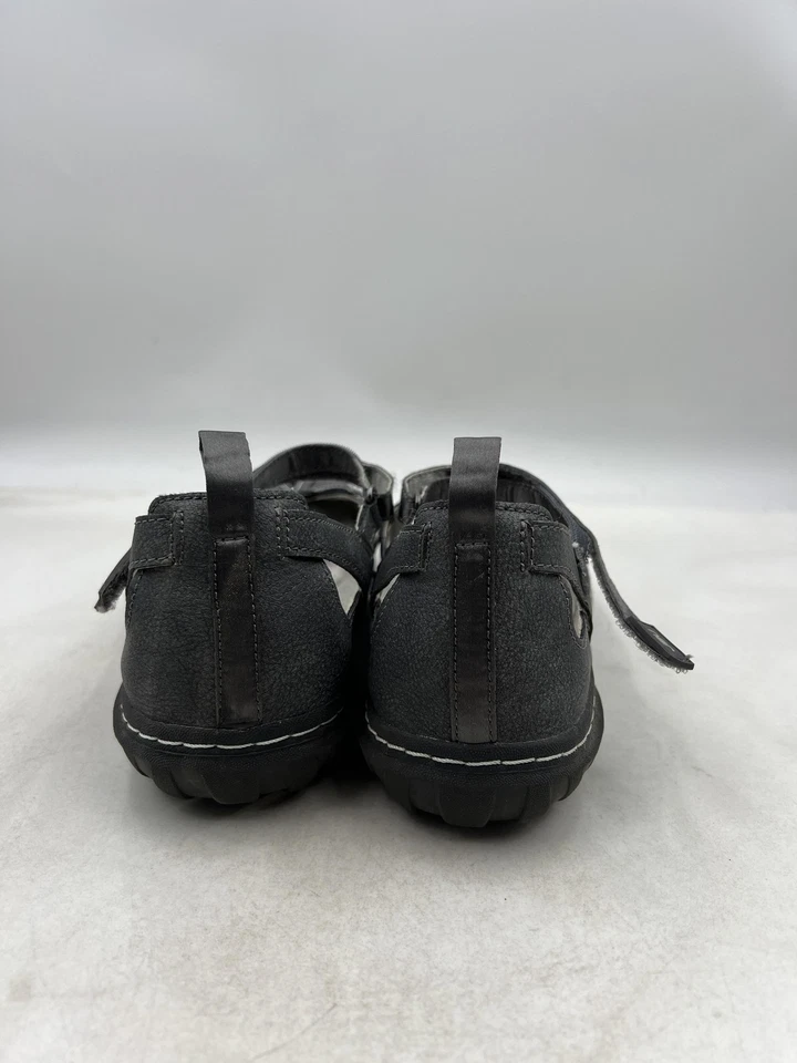 Zapatos JBU Magnolia para mujer talla 8,5 negro gris Mary Jane correa recortada JZMGN350 Foto 3 de 4