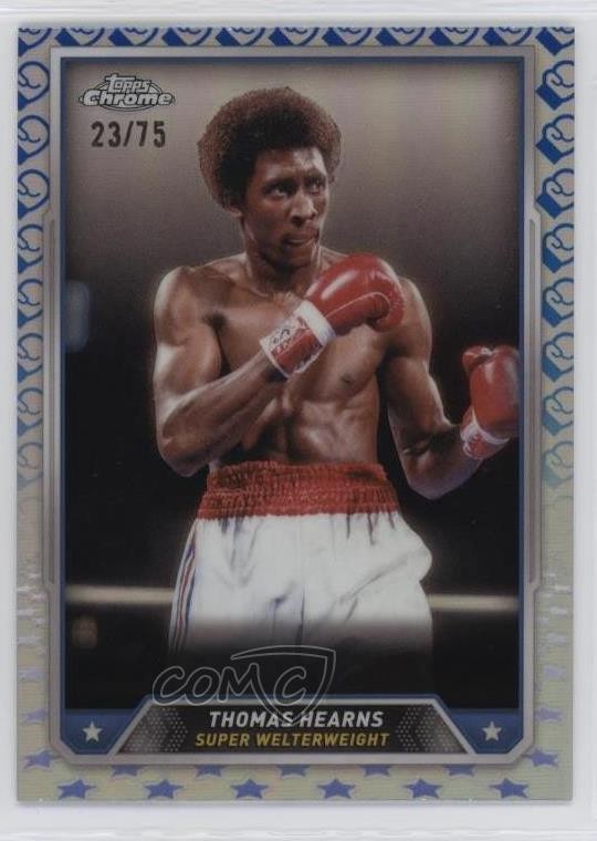2024 Topps Chrome Glove Logo Refractor 23/75 Thomas Hearns #24 3hd